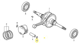 Ασφάλεια Πιστονιού 14mm Honda NES.125 9460114000