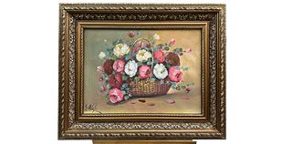 Πίνακας με κορνίζα "Λουλούδια" (0006B) ΠΙΝΑΚΕΣ ΖΩΓΡΑΦΙΚΗΣ