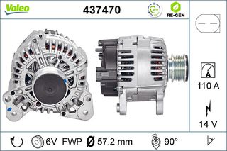 Δυναμό AUDI A1, A3; SEAT ALTEA, ALTEA XL, IBIZA IV, IBIZA IV SC, IBIZA IV ST, LEON, TOLEDO III, TOLEDO IV; SKODA FABIA II, OCTAVIA II, RAPID, ROOMSTER 1.0-3.2 02.03-