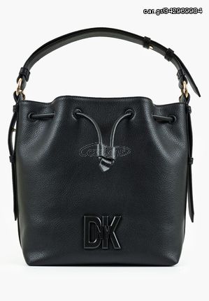 Γυναικείες Τσάντες Seventh.Bucket Μαύρο Δέρμα DKNY