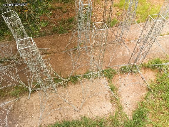 Βάσεις μεταλλικές για Λαμπάδες Γάμου / Βαπτίσεως -  Κηροστάτες - Ανθοστήλες - Κηροπήγια-thumb-2