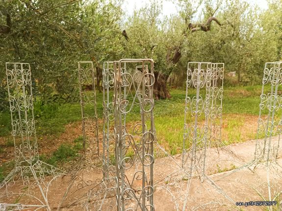 Βάσεις μεταλλικές για Λαμπάδες Γάμου / Βαπτίσεως -  Κηροστάτες - Ανθοστήλες - Κηροπήγια-thumb-3
