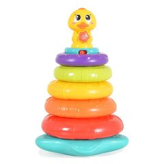 Παιχνίδι Hola Little rainbow Duck stacking toy 6+ μηνών 2101