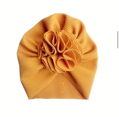 Βρεφικό Τουρμπάνι μαλλιών BonBon Flower Orange 0+ μηνών BO-5806