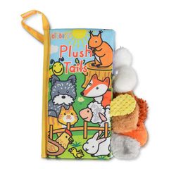 Μαλακό βιβλίο Montessori με Ουρές Jolly Baby Plush Tails J8233