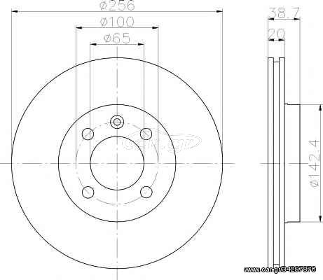 Δισκόπλακα εμπρόσθια 256x20 (ΚΑΙΝΟΥΡΓΙΑ). VW ,POLO 1995-2001 (ALD,AUC,AKP,ANX,AKK,AUD,AHW,APE,AUA,AFK,AQQ,AUB,ARC,AVY,AMF,AKU,AEF,AGD,ASX	PR:1ZE,1ZJ,1ZK)