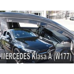 Ανεμοθραύστες Heko Για Mercedes A-Class W177 (2018+) 5 Πορτο - Φιμέ Χρώμα Ζευγάρι 2 Τεμάχια Εμπρός 23608