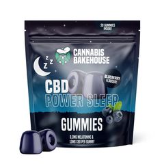 Cannabis Bakehouse CBD Power Sleep Gummies - 300 mg, 20 pcs x 15 mg CBD