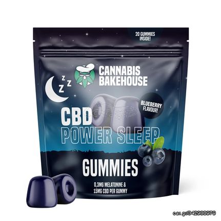 Cannabis Bakehouse CBD Power Sleep Gummies - 300 mg, 20 pcs x 15 mg CBD