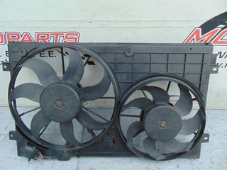 Βεντιλατέρ AUDI A3 (2003-2008) 1K0121207T νερού και a/c διπλό σε πλαίσιο