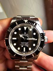 Rolex submariner no date 124060 custom modified superclone 2024 new edition 904L steel with VR3230 movement