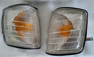 2 Εμπρος Λευκa Φλας Mercedes w201 190E 83-93