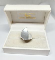 Χειροποίητο ασημένιο 950 δαχτυλίδι με επιπλατινωμένη επένδυση Α9526 ΤΙΜΗ 55 ΕΥΡΩ