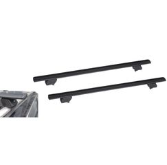 Μπάρες οροφής - για ενσωματωμένες παράλληλες μπάρες , 120 cm με κλειδί, μαύρο χρώμα -  σετ 2τμχ. AutoEuro