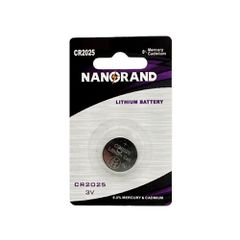 ΜΠΑΤΑΡΙΑ ΛΙΘΙΟΥ 3V CR2025 NANORAND 11813