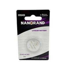 ΜΠΑΤΑΡΙΑ ΛΙΘΙΟΥ 3V CR2430 NANORAND 11815