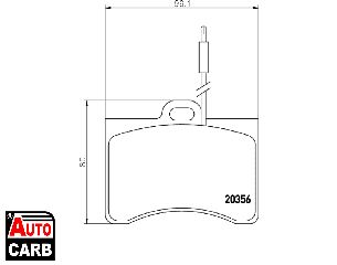 Πολλαπλασιαστής TEXTAR 20356 για CITROEN CX 1974-1992, CITROEN SM 1970-1975