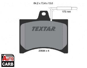 Πολλαπλασιαστής TEXTAR 20594 για CITROEN C15 1984-2006, CITROEN LNA 1976-1986, CITROEN VISA 1978-1991