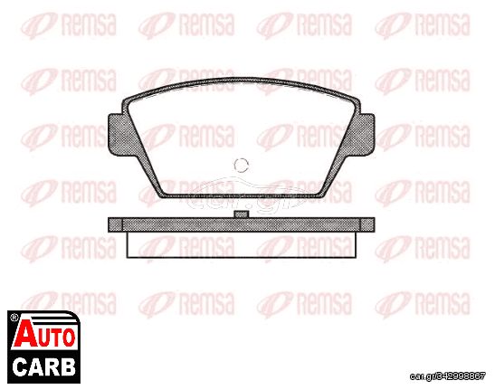 Αντλία Νερού REMSA 215 00 για MITSUBISHI COLT 1986-1992, MITSUBISHI ECLIPSE 1989-1995, MITSUBISHI GALANT 1983-1993