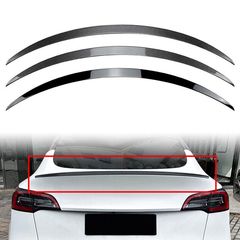 Αεροτομή Πορτ Παγκάζ Για Tesla Model Y 2020+ Lipspoiler Γυαλιστερό Μαύρο Από Abs Πλαστικό AutoEuro