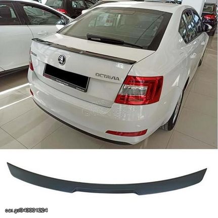 Αεροτομή Πορτ Παγκάζ Για Skoda Octavia MK3 13-20 M4 V2 Style Μαύρο Γυαλιστερό Από Abs Πλαστικό AutoEuro