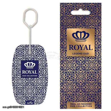 Αρωματικό Αυτοκινήτου Κρεμαστό Feral Royal Collection Legend Oud AutoEuro