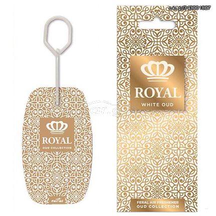 Αρωματικό Αυτοκινήτου Κρεμαστό Feral Royal Collection White Oud AutoEuro