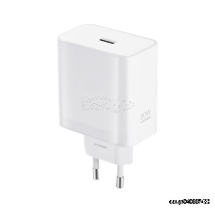 Wall Charger OnePlus SuperVOOC, 80W, 7.3A, 1 x USB-A, White 5461100064 Retail