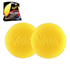 Σφουγγάρια Γυαλίσματος Meguairs Soft Top Applicator Pad Κίτρινο 10cm MG03070 2 Τεμάχια