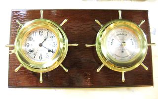 Ρολόι βαρόμετρο πλοίου