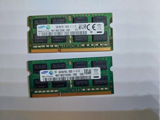 8GB (2x4) RAM Sodimm PC3-12800S για Laptop