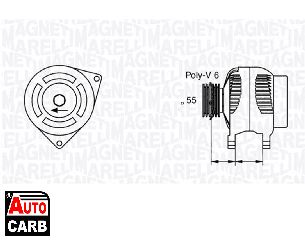 Δυναμό MAGNETI MARELLI 063377429010 για TOYOTA COROLLA 1995-2008