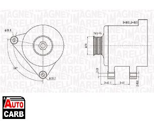 Δυναμό MAGNETI MARELLI 063731509010 για CITROEN BERLINGO 1996-2011, CITROEN C5 2001-2005, CITROEN C8 2002-