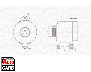 Δυναμό MAGNETI MARELLI 063731978010 για CITROEN C1 2005-2014, PEUGEOT 107 2005-2014