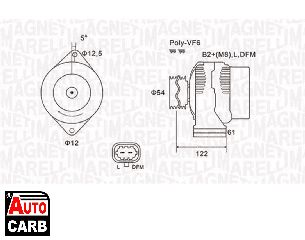 Δυναμό MAGNETI MARELLI 063731994010 για OPEL ASTRA 2004-2014, OPEL SIGNUM 2003-2008, OPEL VECTRA 2002-2009