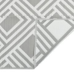 vidaXL Χαλί εξωτερικού χώρου ARAKIL γκρι 190x290 cm PP-thumb-3