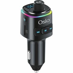 Osio OFT-4240BT FM Transmitter Αυτοκινήτου με Bluetooth / MicroSD / Type-C / USB*