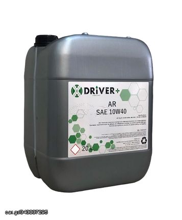 10W-40 AR X DRIVER 20L   Ημισυνθετικό για κινητήρες επιβατικών και ελαφρών φορτηγών API SL CF ACEA A3 B4 MB 229.1 VW 501.01 505.00