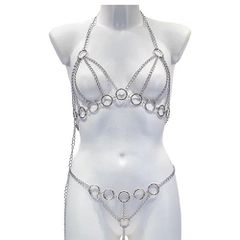 NAUGHTY TOYS Dreamgirl Metal Chain costume 2Pcs