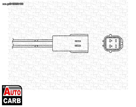 Αισθητήρας Λάμδα MAGNETI MARELLI 460000157010 για FIAT BRAVA 1995-2003, FIAT BRAVO 1995-2001, FIAT MAREA 1996-2007