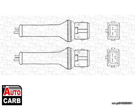 Αισθητήρας Λάμδα MAGNETI MARELLI 460000220010 για CITROEN AX 1986-1998, CITROEN XANTIA 1993-2003, CITROEN ZX 1991-1999