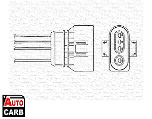 Αισθητήρας Λάμδα MAGNETI MARELLI 460000259010 για AUDI A6 1994-1997, SEAT CORDOBA 1993-2002, SEAT IBIZA 1993-2009