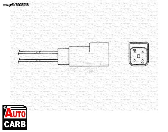 Αισθητήρας Λάμδα MAGNETI MARELLI 460000293010 για FORD ESCORT 1990-2002, FORD FIESTA 1989-2006, FORD KA 1996-2008