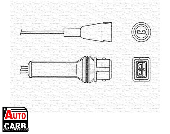 Αισθητήρας Λάμδα MAGNETI MARELLI 460001898010 για ALPINE V6 1985-1992, AUDI 100 1990-1994, AUDI 80 1991-1996