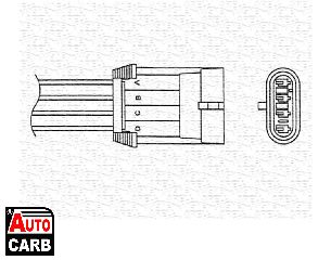 Αισθητήρας Λάμδα MAGNETI MARELLI 460001954010 για OPEL ASTRA 1991-2001, OPEL CALIBRA 1989-1997, OPEL VECTRA 1988-1995