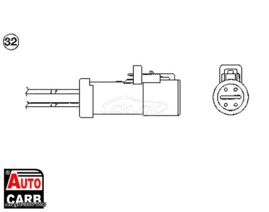 Αισθητήρας Λάμδα NGK OZA341-SZ3 για FORD FIESTA 2001-2014, FORD FUSION 2002-2012, FORD KA 1996-2008