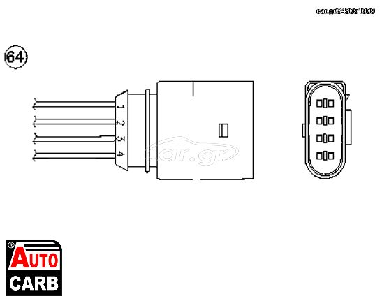 Αισθητήρας Λάμδα NGK OZA516-AU1 για AUDI A4 1994-2008, VW PASSAT 1996-2005