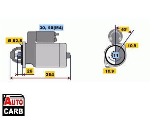 Μίζα BOSCH 0001218172