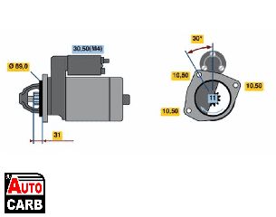 Μίζα BOSCH 0001368319 για MAN L2000 1993-, MAN M 1995-2005, MAN TGL 2004-