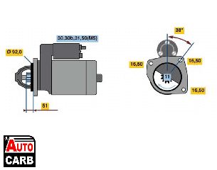 Μίζα BOSCH 0001420028